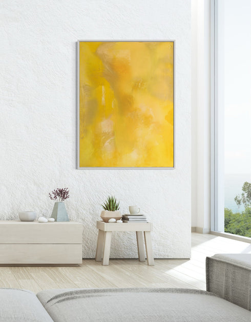 Screaming Yellow Zonker | Framed Giclee Print on Canvas